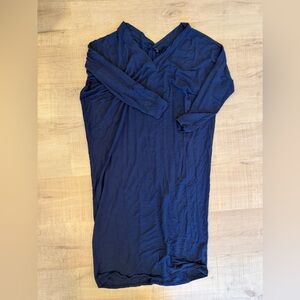 Quince French Terry Modal Maternity & Nursing Lounge Dress